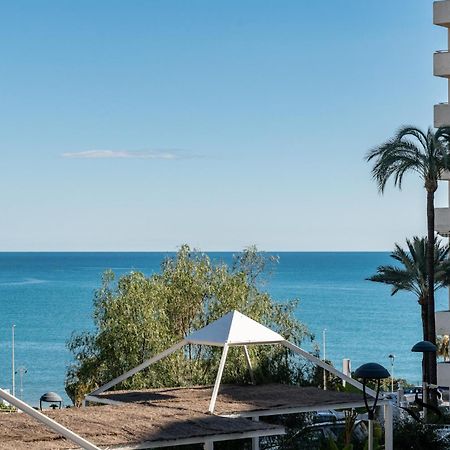 Seaview Beachfront Studio With Aqua Park & Balcony Benalmádena Eksteriør billede